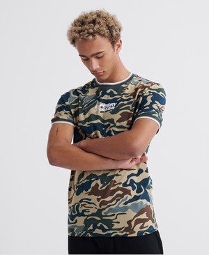 Superdry Camo Air Férfi Pólók Camo | BIWTM6409